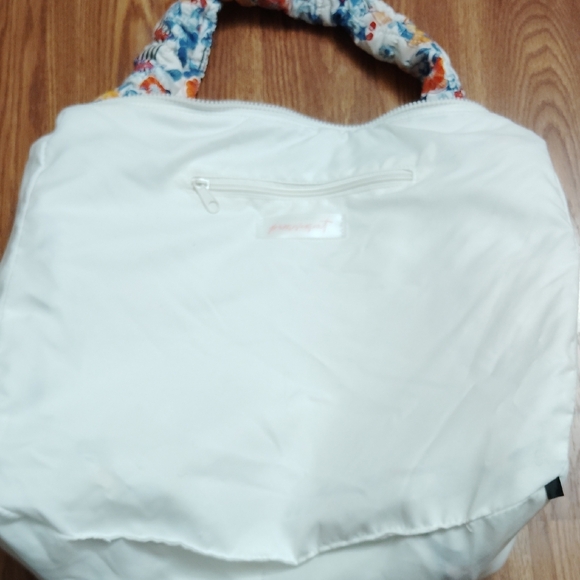 Free People Movement Printed Carryall Floral Quilted Tote Bag Tangerine Dream Fp - Picture 5 of 15